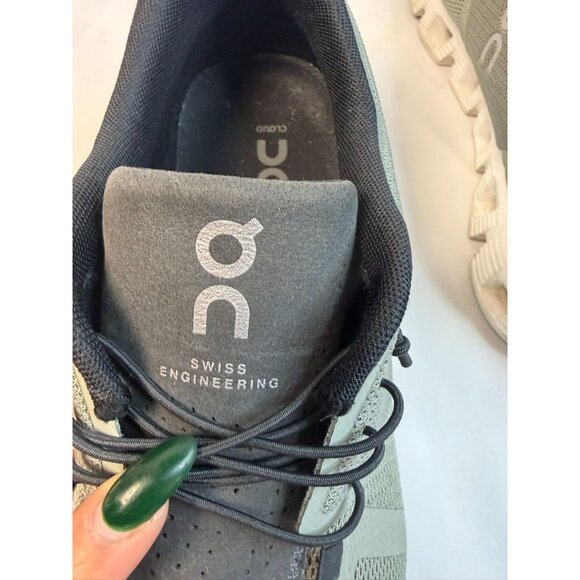 ON Cloud Sky Running Sneakers Women Size 10.5 Green/Grey Athletic Slip On Shoes - Picture 13 of 13